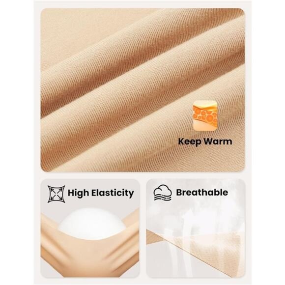 3/5 Pack Womens Long Sleeve Shirts Crew Neck Basic Tees Tight Fitted - Picture 5 of 7